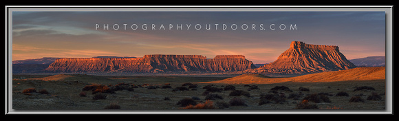 'Mesa's at Sunrise' ~ Factory Butte