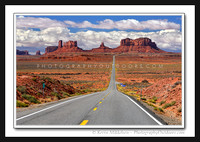 'Forest Gump Highway' ~ Monument Valley