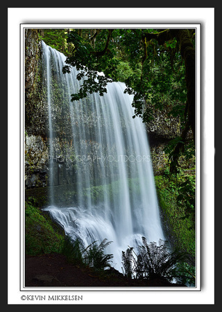 'Waterfall Shadows' ~ Silver Falls State Park