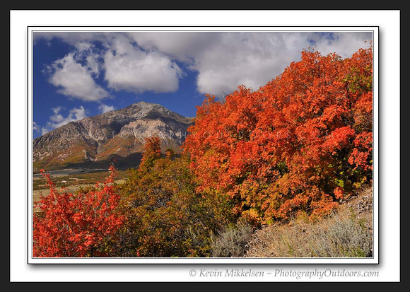 'Ben Lomond Autumn' - Wasatch Mountains