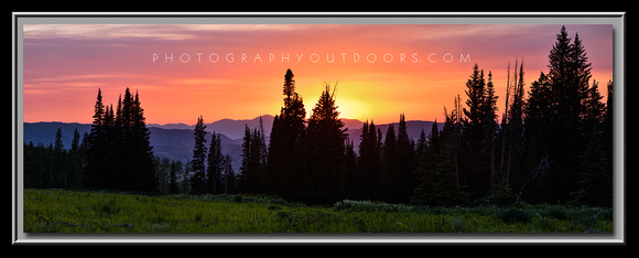 'Monte Cristo Sunset' ~ Wasatch National Forest