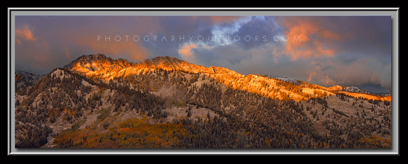 'Canyon Peak Sunrise' ~ Big Cottonwood Canyon