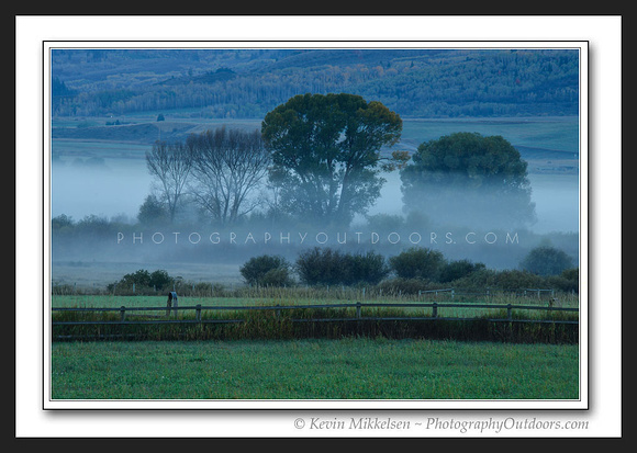 'Foggy Star Valley Morning' ~ Thayne, Wy