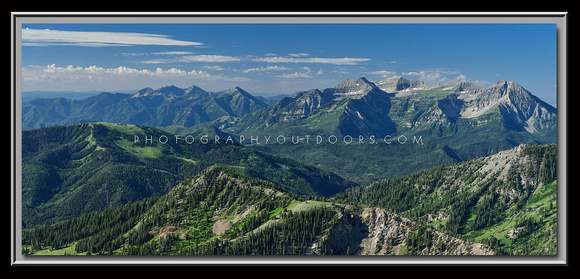 'Timpanogos from Sugarloaf Peak' ~ Wasatch Mountains