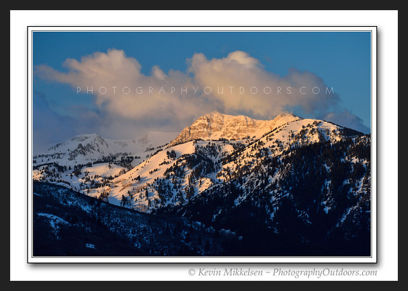 'Mt Ogden's First Snow' ~ Wasatch Mountains