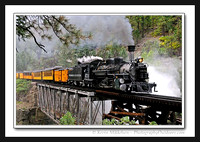 'Across the Animas Bridge' - Silverton Train