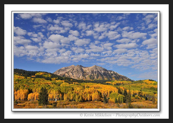 'Morning on East Beckwith' - west of Crested Butte