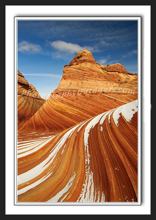 'Waves of Snow' - North Coyote Buttes