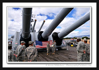 'Military Honors' ~ USS Missouri, Oahu