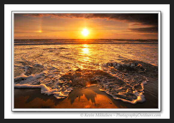 'Newport Beach Sunset' - Oregon Coast