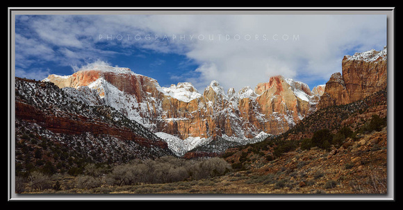 'Winter in Desert Country' ~ Zion Nat'l Park