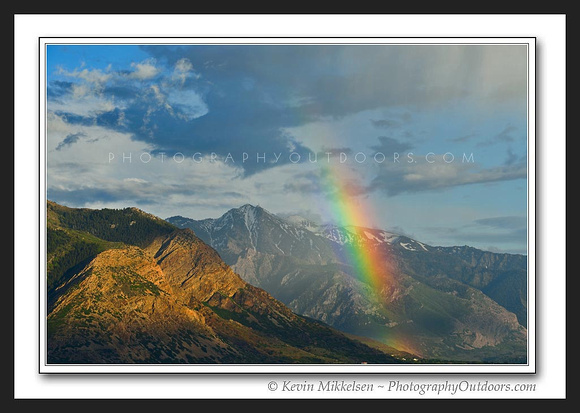 'Mount Ogden Rainbow' ~ Ogden, Utah