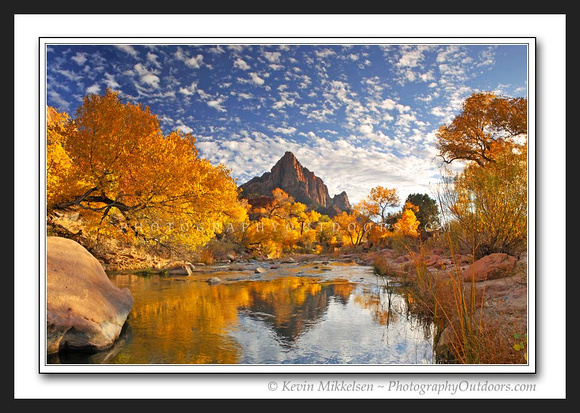 'Autumn's Majesty' - Zion Nat'l Park