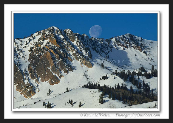 'Moon over Snowbasin' ~ Ogden Valley