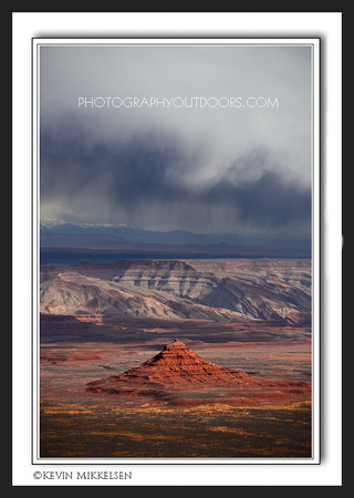'Storm over Bell Butte' ~ Valley of the Gods