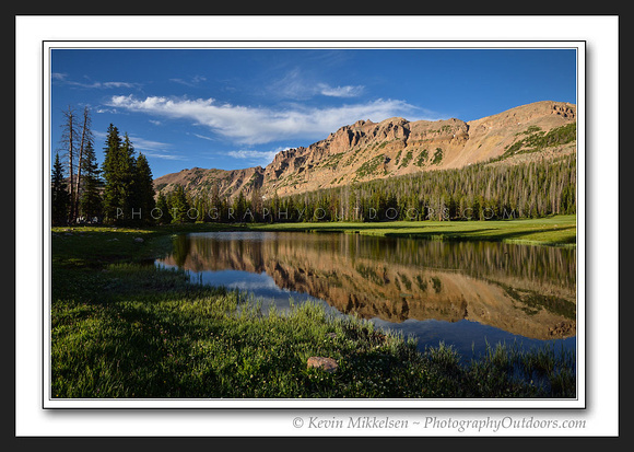 'Meadow Reflections' ~ Hayden Peak/High Uintas