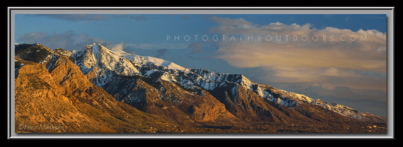 'Sunset on the Wasatch' ~ Wasatch Mountains