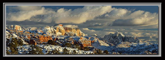 'Zion's Wintry Heights' ~ West Temple/Zion N.P.