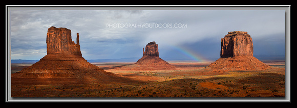 'Mittens Rainbow' ~ Monument Valley