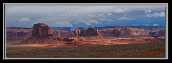 'Hunts Mesa at Sunset' ~ Monument Valley