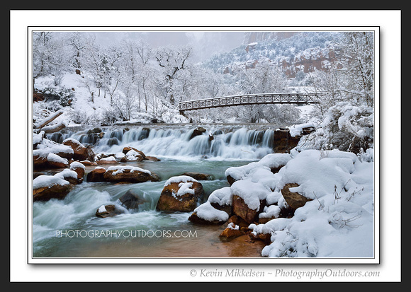 'Winter Bridge' ~ Zion Nat'l Park