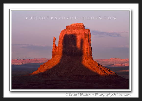 'East Mitten Shadow' ~ Monument Valley