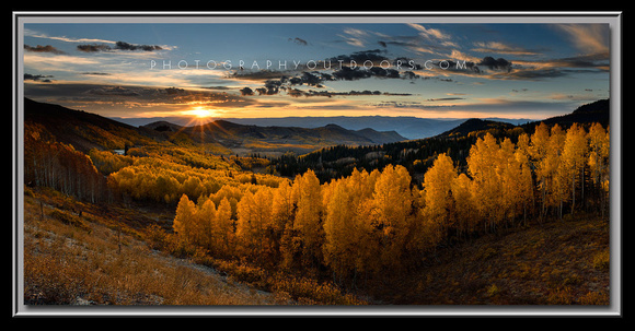 'Sunrise of Gold' ~ Uinta National Forest
