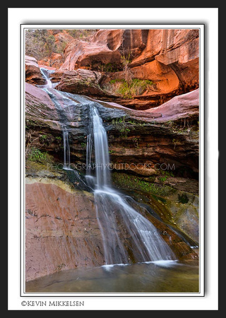 'Pine Creek Falls' ~ Zion Nat'l Park