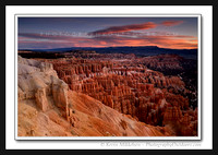 'Red Sky at Dawn' ~ Inspiration Point/Bryce Canyon