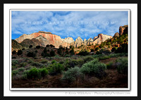 'Virgin Towers Sunrise' ~ Zion National Park