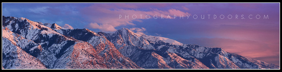 'January Pastels' ~ Wasatch Mountains