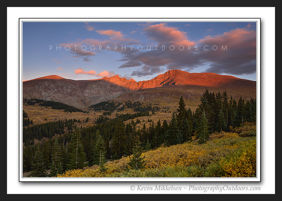 'Mt Bierstadt Sunset' ~ Mt Evans Wilderness