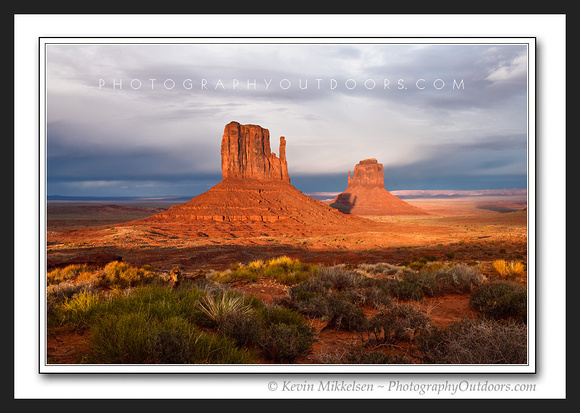 'Shadow Rising' ~ Monument Valley