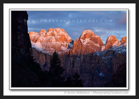 'In the Shadows' ~ Zion Nat'l Park